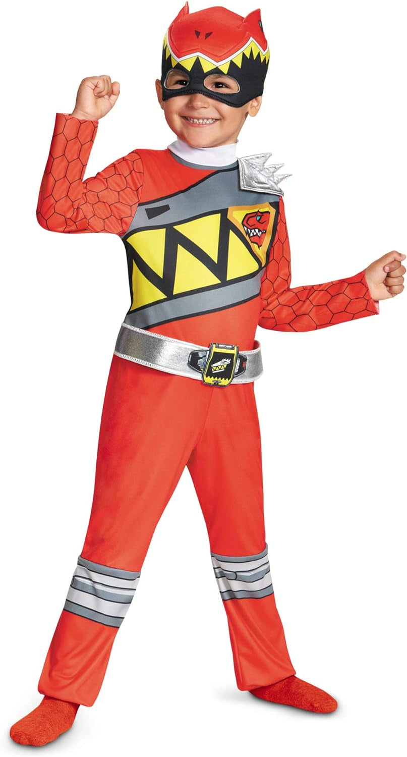 Boy'S Red Ranger Dino Charge Costume