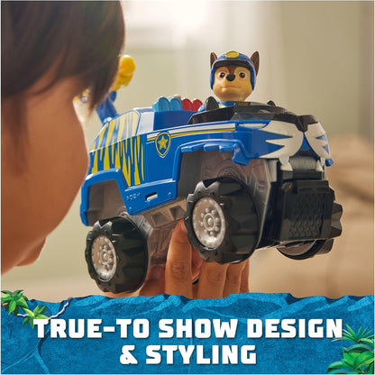 Jungle Pups, Chase Tiger Vehicle, Toy Truck with Collectible Action Figure, Kids Toys for Boys & Girls Ages 3 and Up