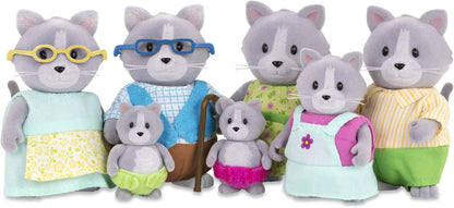 Li’L Woodzeez – Friendz Club Farm Set – Duck, Sheep, Pig, Cow – Set of 4 Collectible Posable Doll Figures – Pretend Play Gift Toy for Kids Age 3+