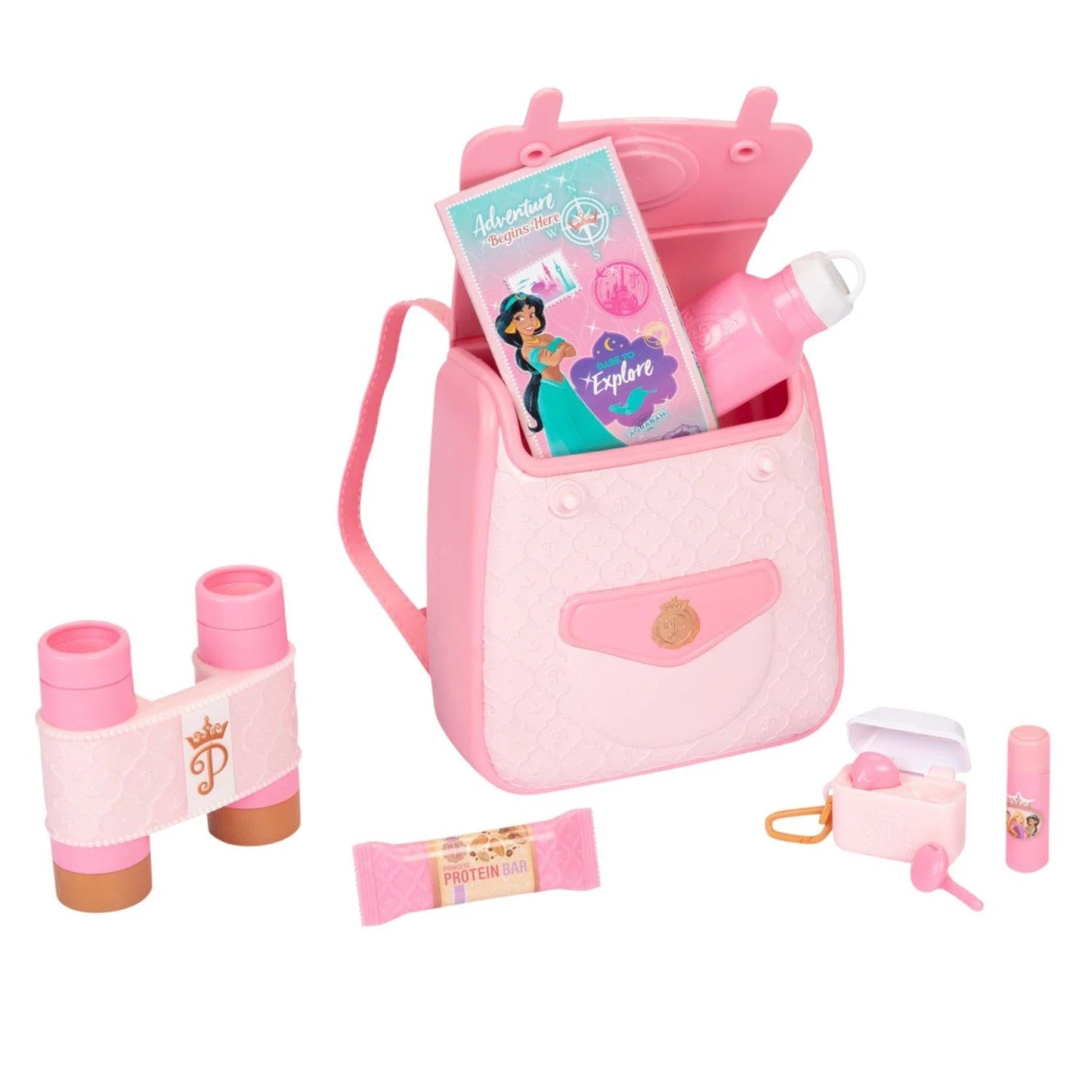 Disney Princess Style Collection Trendy Traveler Children's Pink Pretend Play Backpack
