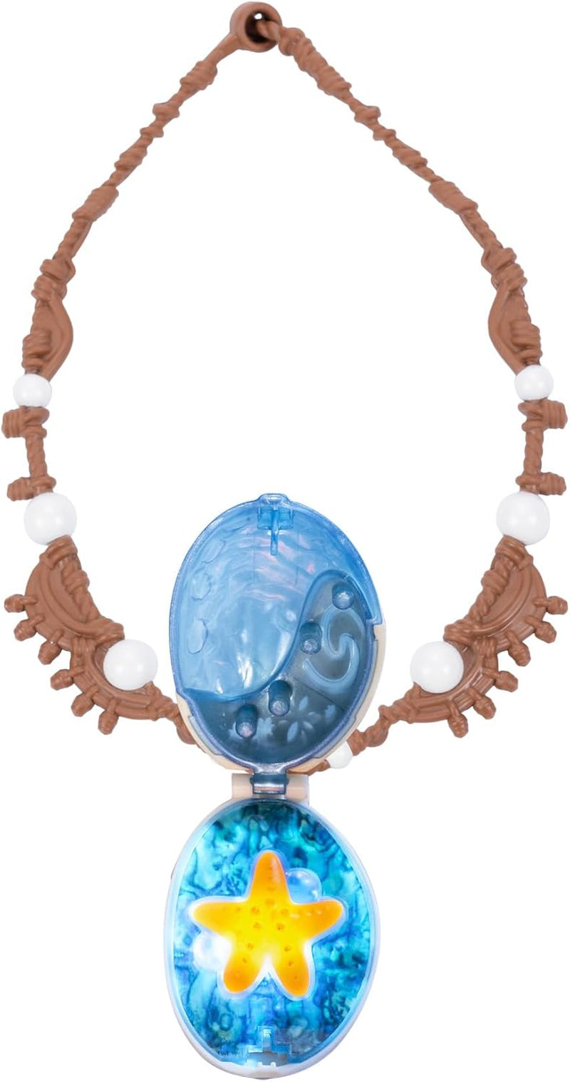 Moana 2 Moana'S Necklace Magical Sea Shell Star Light-Up Necklace for Girls Role Play and Dress Up, Officially Licensed, Great Birthday & Holiday Gift