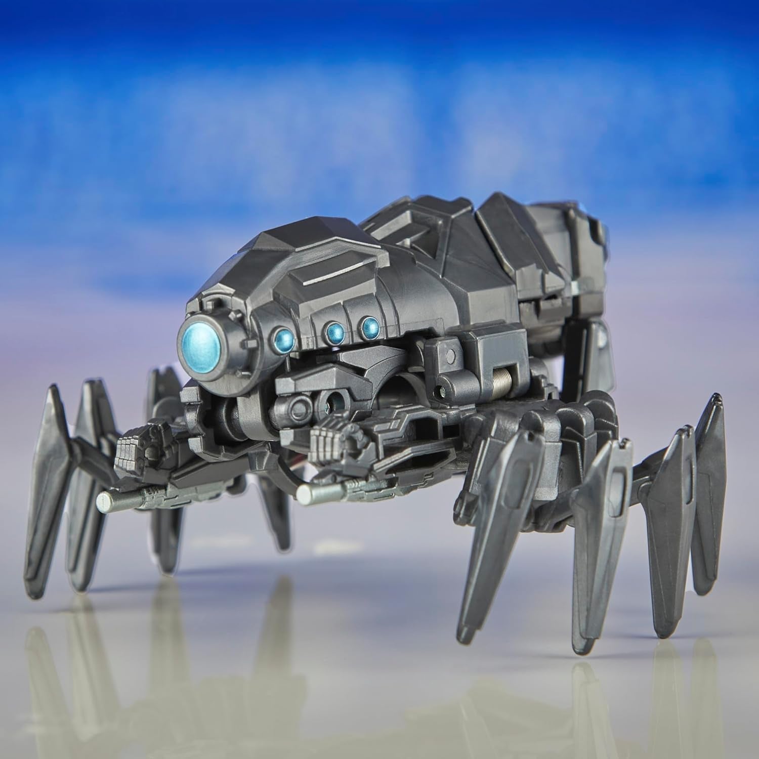 : One Cog Changer Bumblebee (B-127) & Airachnid, 4-Inch Robot Action Figures, Interactive Toys for Boys & Girls Ages 6 and Up