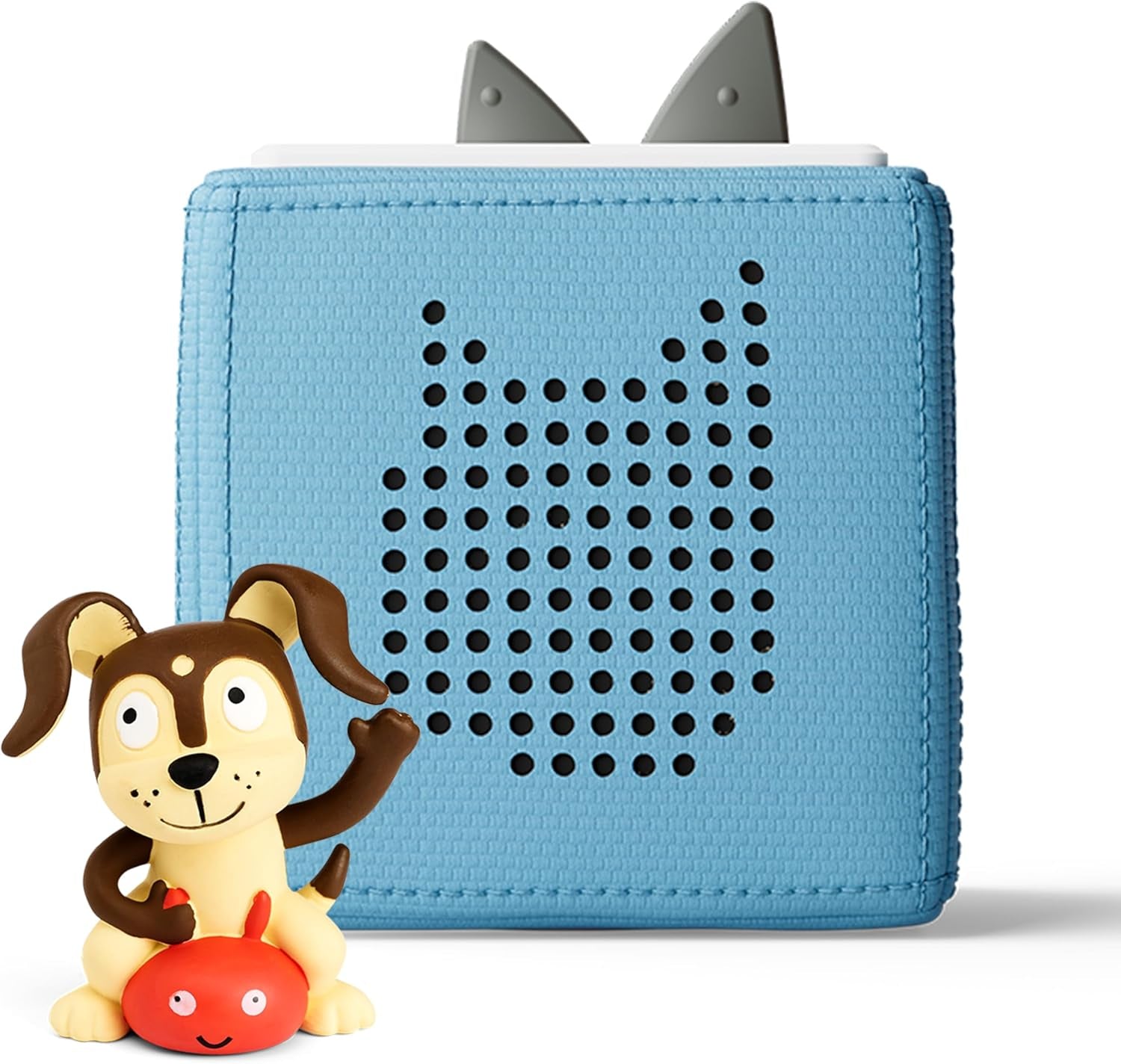 Toniebox Audio Player Starter Set with Playtime Puppy - Listen, Learn, and Play with One Huggable Little Box - Purple
