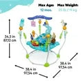 Bright Starts Disney Baby Finding Nemo Adjustable Baby Activity Center Jumper