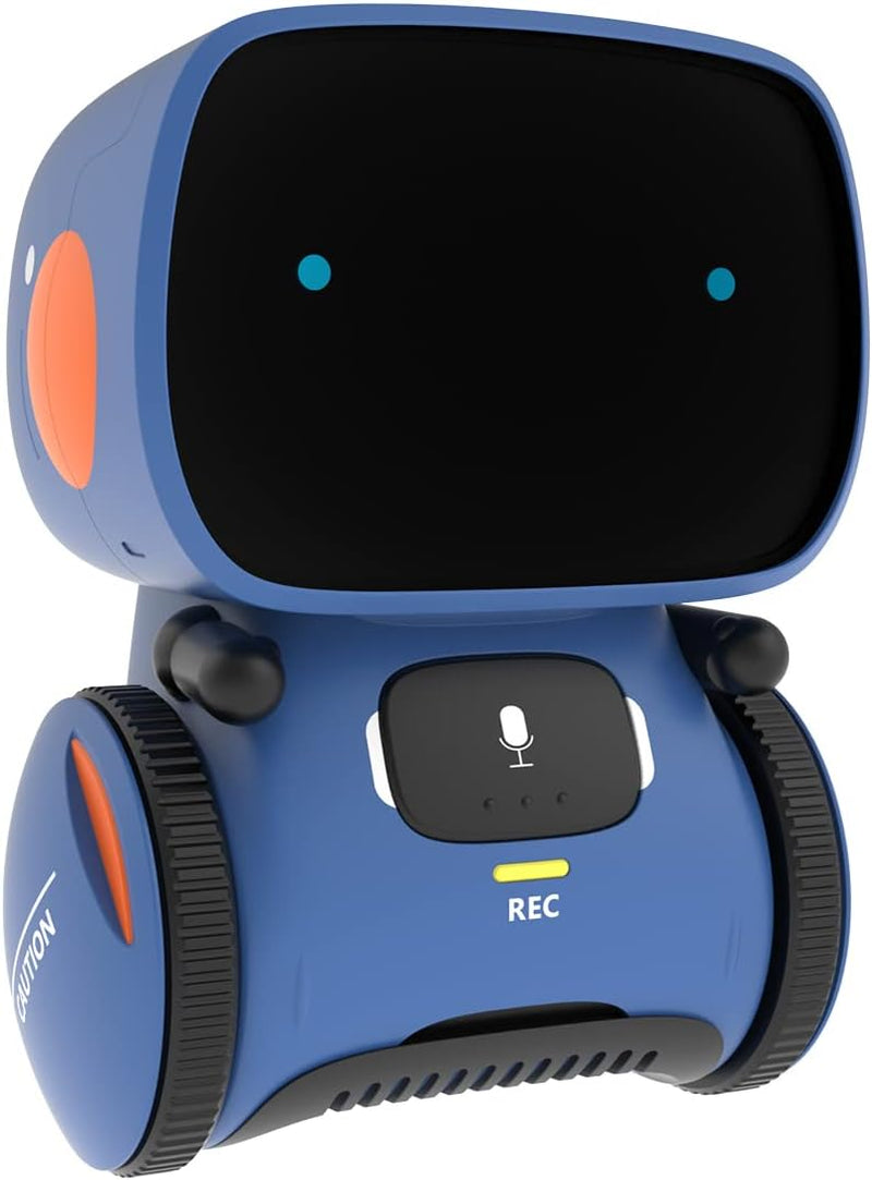 Robot Toys for Boys and Girls, Voice Control and Touch Sensor Interactive Smart Talking Robots Intelligent Partner and Teacher with Singing, Dancing, Repeating, Toy Gifts for Kids Age 3 and Up