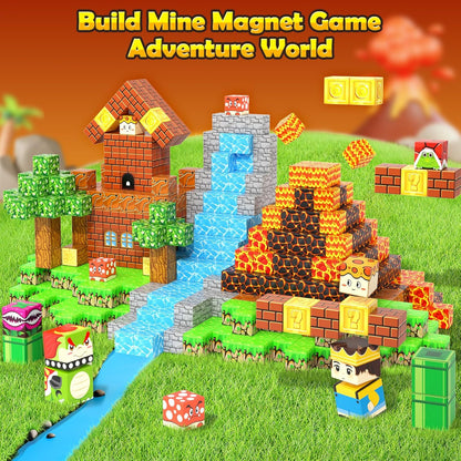 100PCS Magnetic Blocks Magnetic Building Blocks Sensory Toys for Kids Ages 3-5 6-8 8-12 Kids Game Toys for 3+ Year Old Boys & Girls, 3 4 5 6 7 8 9 10 Year Old Boy Birthday Gifts
