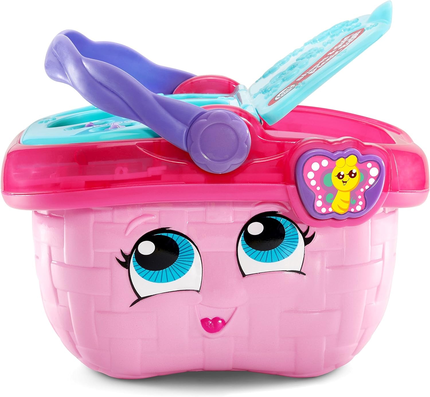 Shapes and Sharing Picnic Basket, Pink