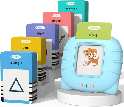Talking Flash Cards for Toddlers 1 2 3 4 5, Speech Therapy Toys Autism Toys, ABC 123 Sight Words Etc - 255 Cards-510 Sides, Educational Learning Interactive Toys with Giftable Package