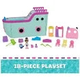 Gabby’s Dollhouse, Gabby Cat Friend Ship Cruise Ship Toy Vehicle Playset, for Kids Age 3 and up