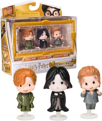 Harry Potter, Micro Magical Moments Year 3 Figure Set with Harry, Stag Patronus, Dementor & Display Case, Kids Toys for Ages 6 and Up