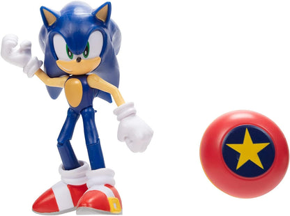 Sonic the Hedgehog Sonic 4" Action Figure 2 Pack - Modern Sonic & Modern Metal Sonic