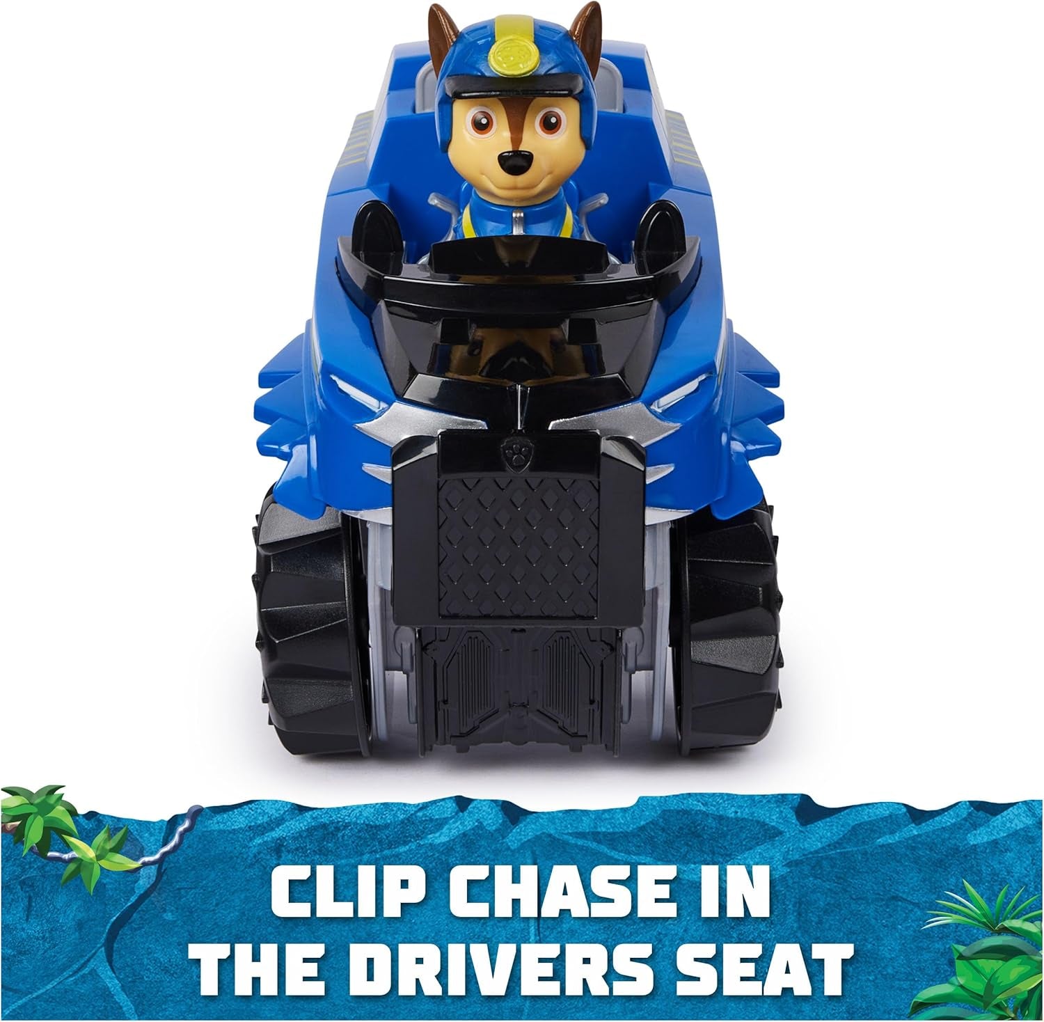 Jungle Pups, Chase Tiger Vehicle, Toy Truck with Collectible Action Figure, Kids Toys for Boys & Girls Ages 3 and Up