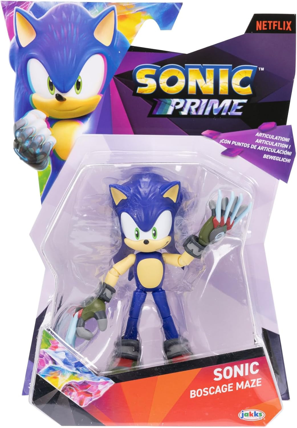 Sonic Prime 5" Articulated Action Figure - Sonic the Grim