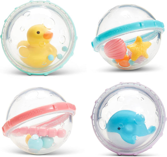 ® Float & Play Bubbles™ Baby and Toddler Bath Toy, 4 Count