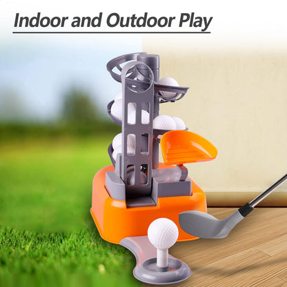 Kids Golf Toys Set W/Left & Right Club Head, Boys Outdoor Sport Toy Age 3-5, Toddler Indoor Golf Ball Game, Child Exercise Active, Yard Play Birthday Gift 4 6 7 8 Year Olds Toddler Girl