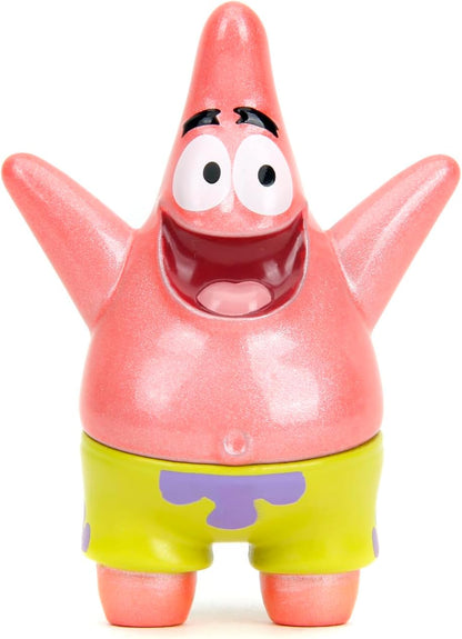 Spongebob Squarepants 2.5" 4-Pack Die-Cast Figures, Toys for Kids and Adults
