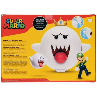 Nintendo King Boo with Luigi Action Figure Set - 3pk