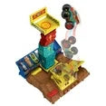 Hot Wheels Monster Trucks Demo Derby Jump Challenge Playset, 1 Toy Car & 3 Crushable Cars