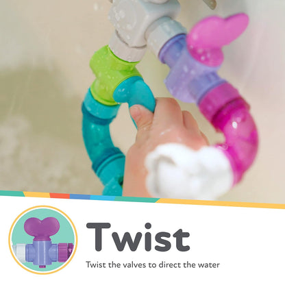 Wacky Waterworks Pipes Bath Toy - Baby Bathtub Toy with Interactive Features for Cognitive Development