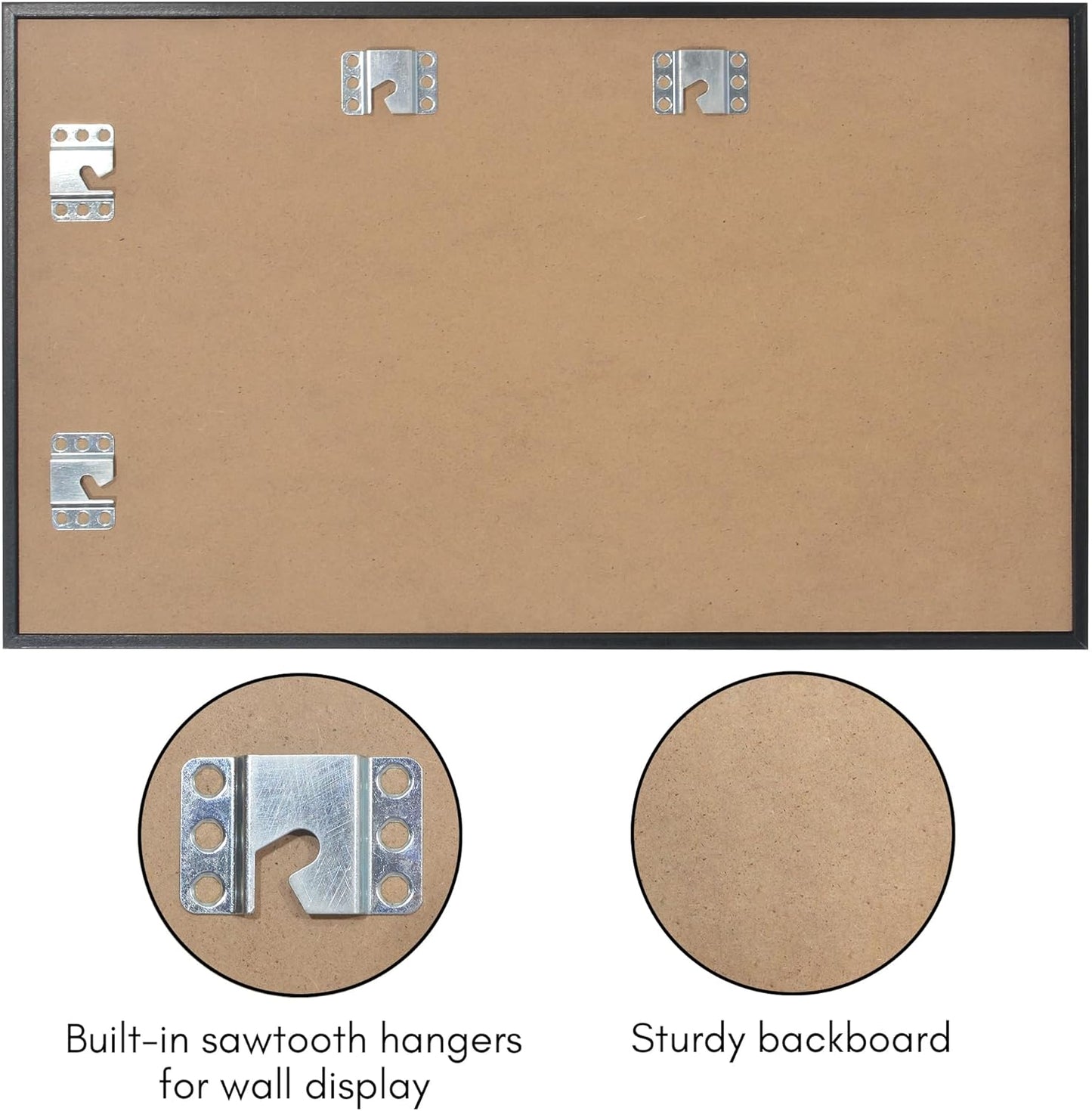 11X18 Toy Car Display Case - Holds up to 30 Cars - Model Car Displays with Removable Shelves and Shatter-Resistant Glass - Wall Mounted Display Cases for Collectibles - Black