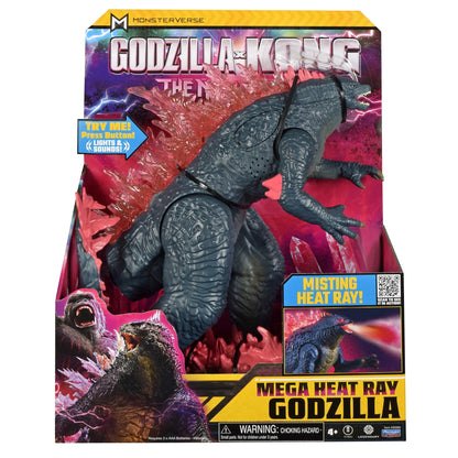 Godzilla x Kong: 13" Mega Deluxe Heat Ray Misting Breath Godzilla Figure by Playmates Toys
