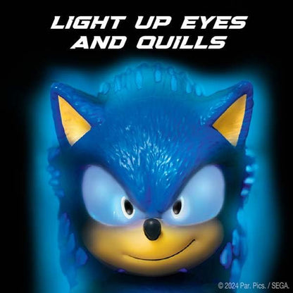 3 Ultimate Talking Sonic 12-Inch Figure, Features 30+ Iconic and Humorous Phrases and Sounds from the Movies, Light-Up Eyes and Quills
