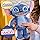 Disney Stitch Just Play Many Moods 14-inch Interactive Plush, 50+ Sounds & Effects, LCD Eyes, Inspired by Disney's New Live-Action Lilo & Stitch Movie, Toy for Fans, Girls, Boys, Kids 3+