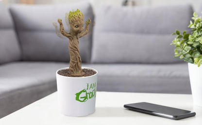 Marvel Guardians of the Galaxy Dancing Baby Groot Figure – Moves to ‘I Want You Back’ by The Jackson 5 – Built-in Music & Motion, Fun Gift for Fans & Kids