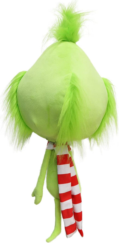 RELIGES 22" Green Christmas Monster Plush Toy – Soft Christmas Stuffed Animal Doll for Boys and Girls, Perfect for Christmas Decorations and Gifts (Green)