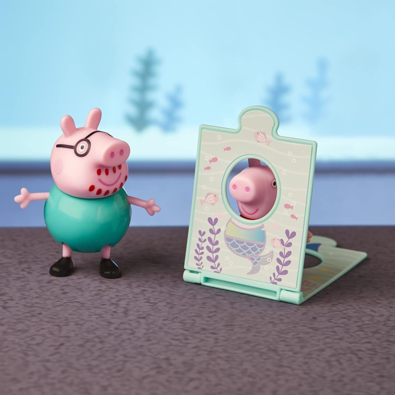 Peppa’S Adventures Peppa’S Aquarium Adventure Playset Preschool Toy: Includes 4 Figures and 8 Accessories; for Ages 3 and Up