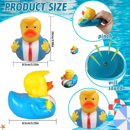 Rubber Ducks for Jeeps Squeak Bath Duck Bath Toy Small Ornaments Decorations Fun and Quirky Collectible Gift for Everyone (Duck-C)