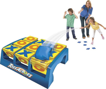 Toss across Kids Outdoor Game, Bean Bag Throw for Camping & Family Nights, Get 3-In-A-Row for 2 to 4 Players