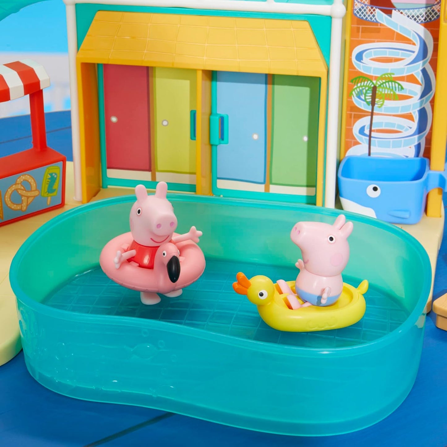 Waterpark Playset with 2 Figures, Preschool Toys for 3+ Girls and Boys