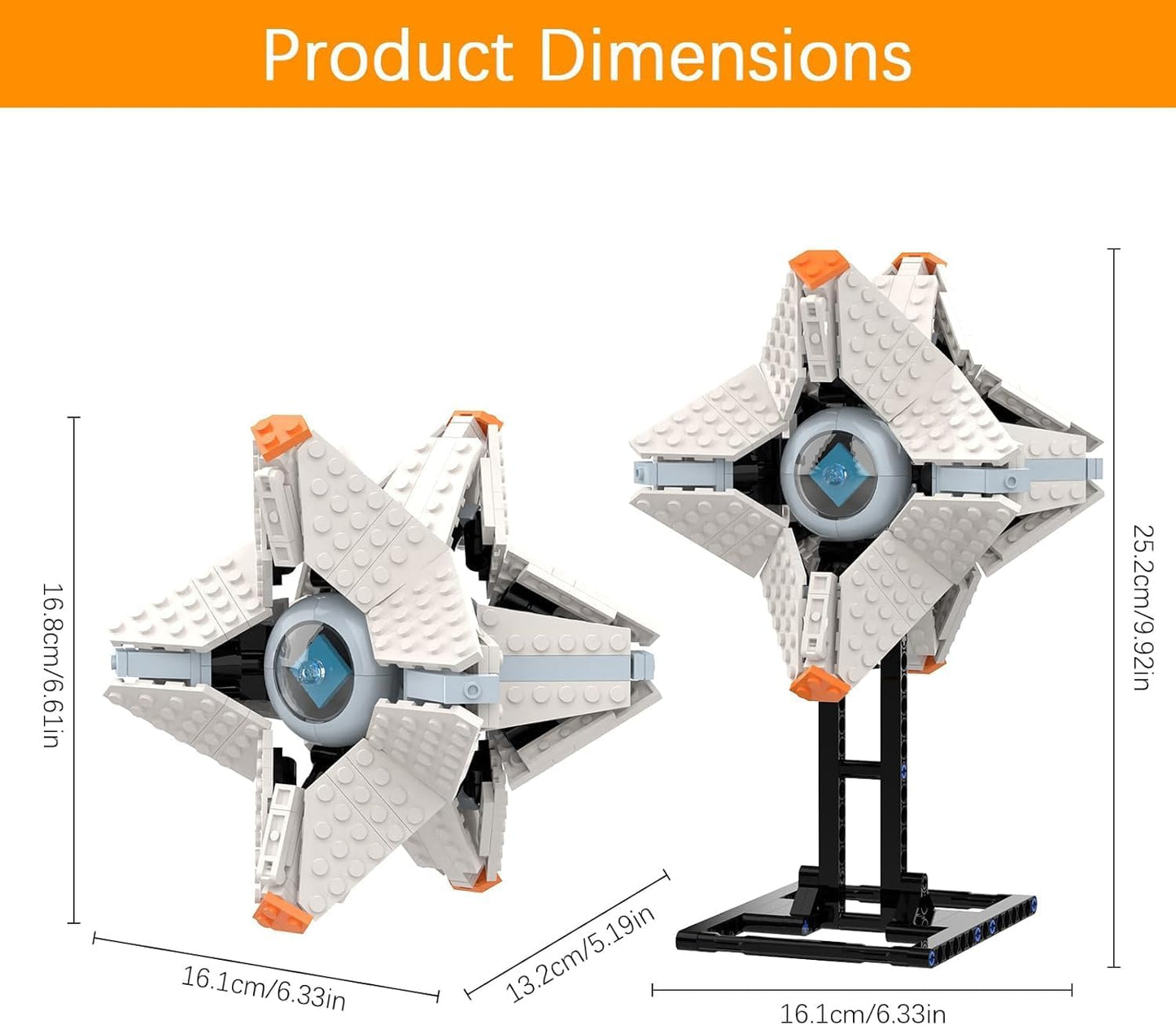 Ghost Shell Building Blocks for Kids Ages 9+, Generalist Shell Building Toy Sets, Featuring a Display Stand, Lightfall Model Toy, Compatible with Lego for Adults, Game Fans (378 Pieces)