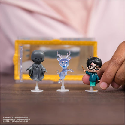 Harry Potter, Micro Magical Moments Year 3 Figure Set with Harry, Stag Patronus, Dementor & Display Case, Kids Toys for Ages 6 and Up