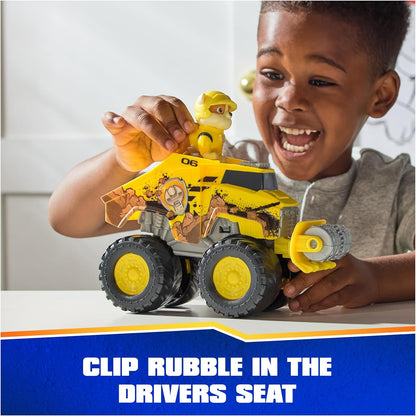 : Rescue Wheels Rubble’S Bulldozer, Toy Truck with Vehicle Transformation and Collectible Action Figure, Kids Toys for Boys & Girls Ages 3+