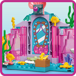 LEGO Disney Princess Ariel's Crystal Cavern and Treasure Chest 43254