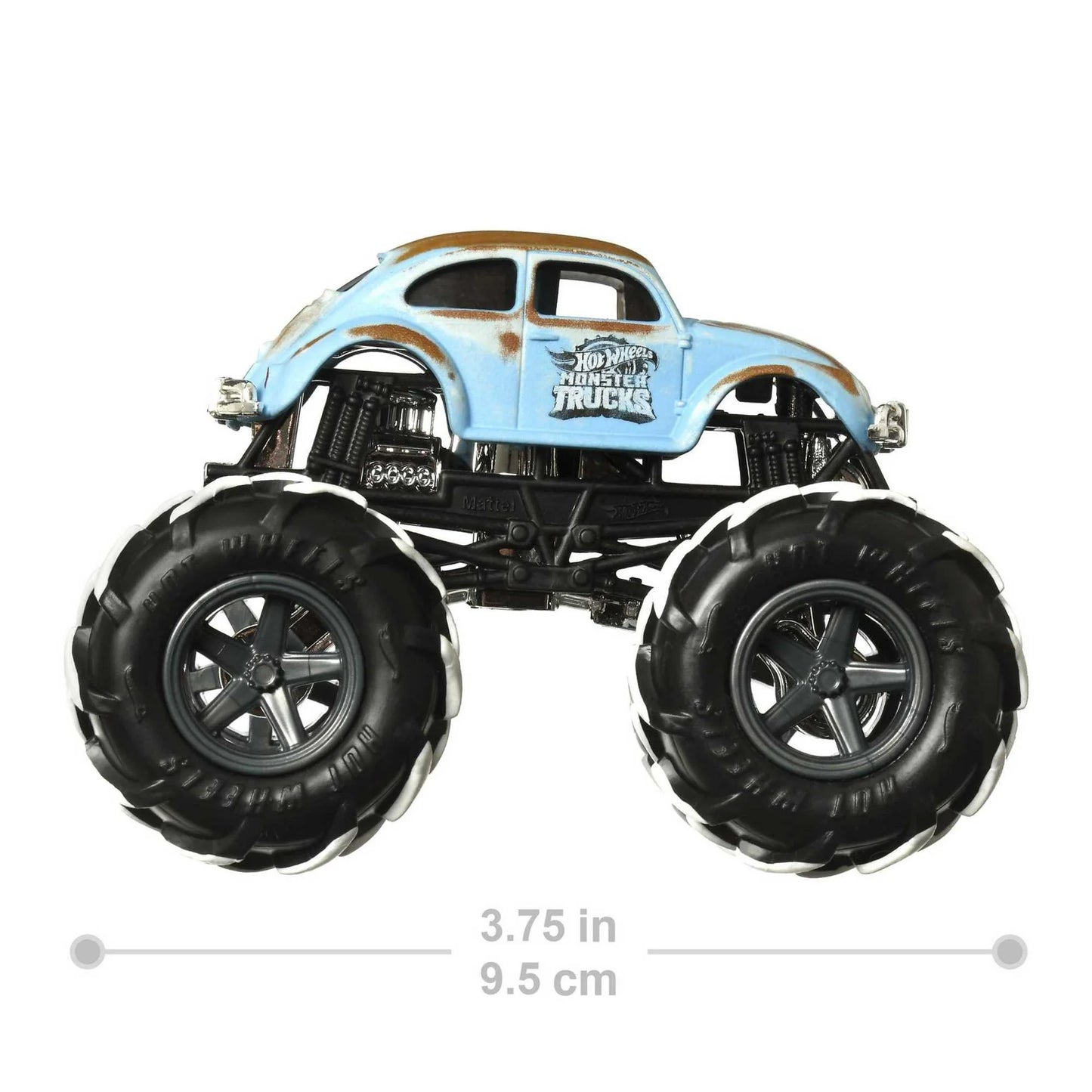 Hot Wheels Monster Trucks, 1:64 Scale Toy Truck & 1 Crushable Car (Styles May Vary)