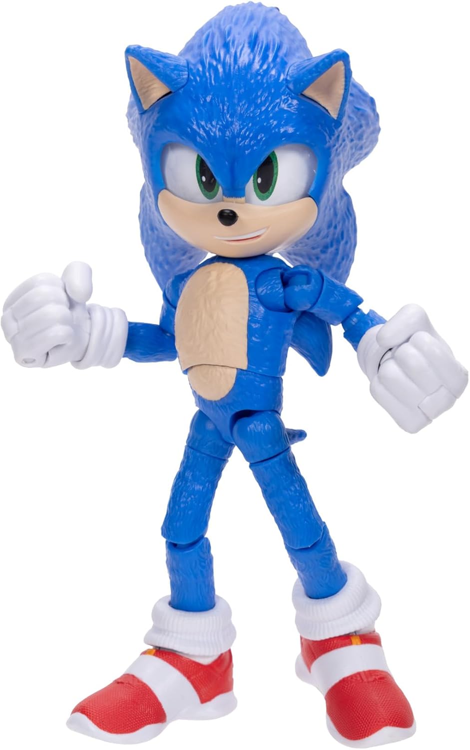 Sonic 3 Movie 5-Inchaction Figure 4-Pack, Articulated Figures from Jakks Pacific'S Wave 1 Include Sonic, Shadow, Tails, and Ivo Robotnik!