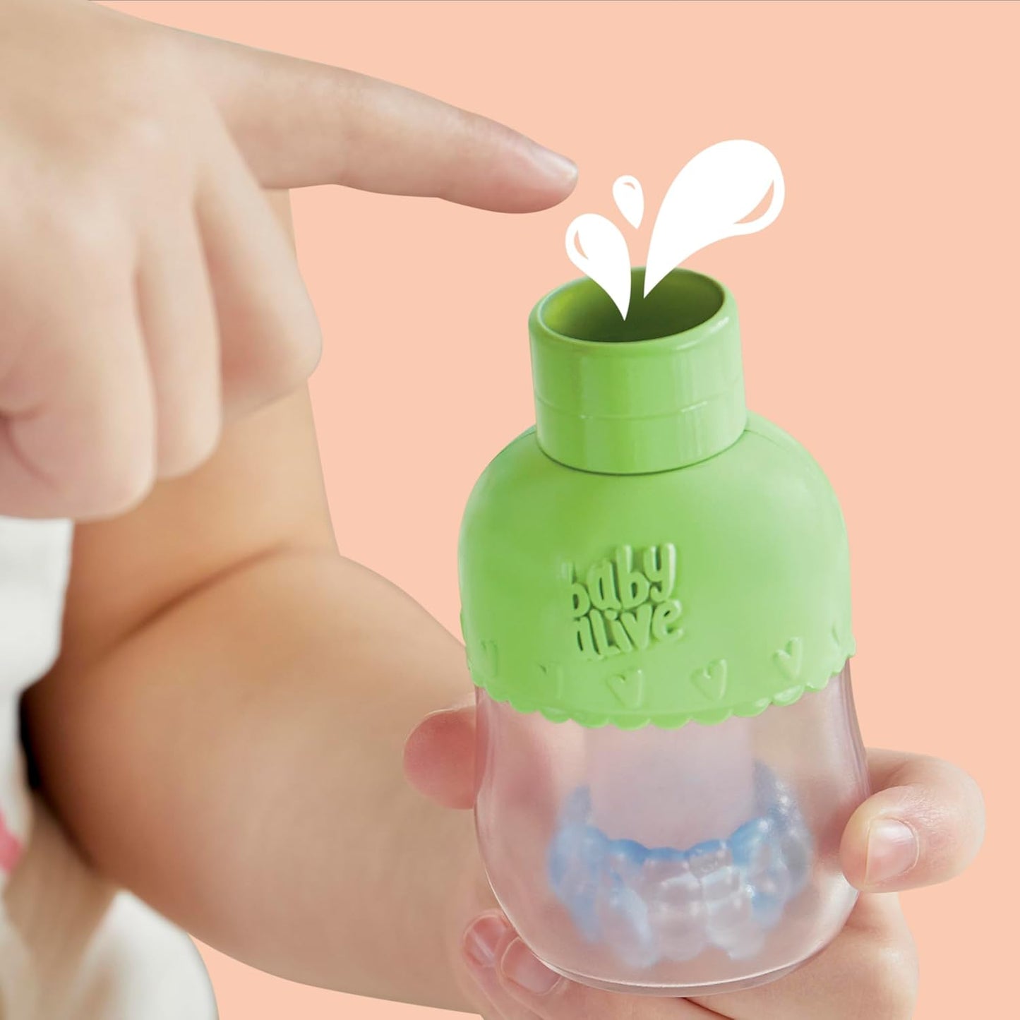 Baby Alive Shampoo Snuggle Berry Boo Black Hair 11 Inch Water Baby Doll Playset, Toys for 3 Year Old Girls & Boys & Up