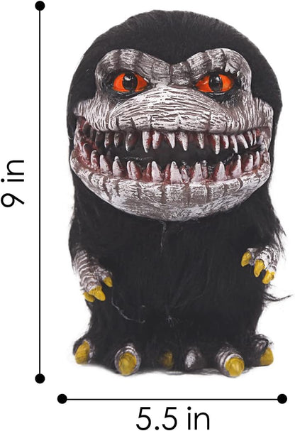 Fouman Critters Funny Ugly Alien Monsters Gifts for Children Halloween Doll Props Monsters Gifts 10.2 Inch (Black)