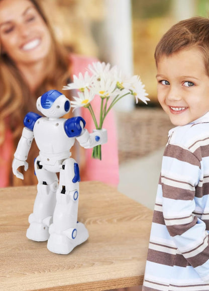 KingsDragon Smart RC Robot Toy – Programmable, Gesture & Remote Control Robot for Kids Ages 3–8 – Talking, Dancing, Interactive Gift for Boys & Girls