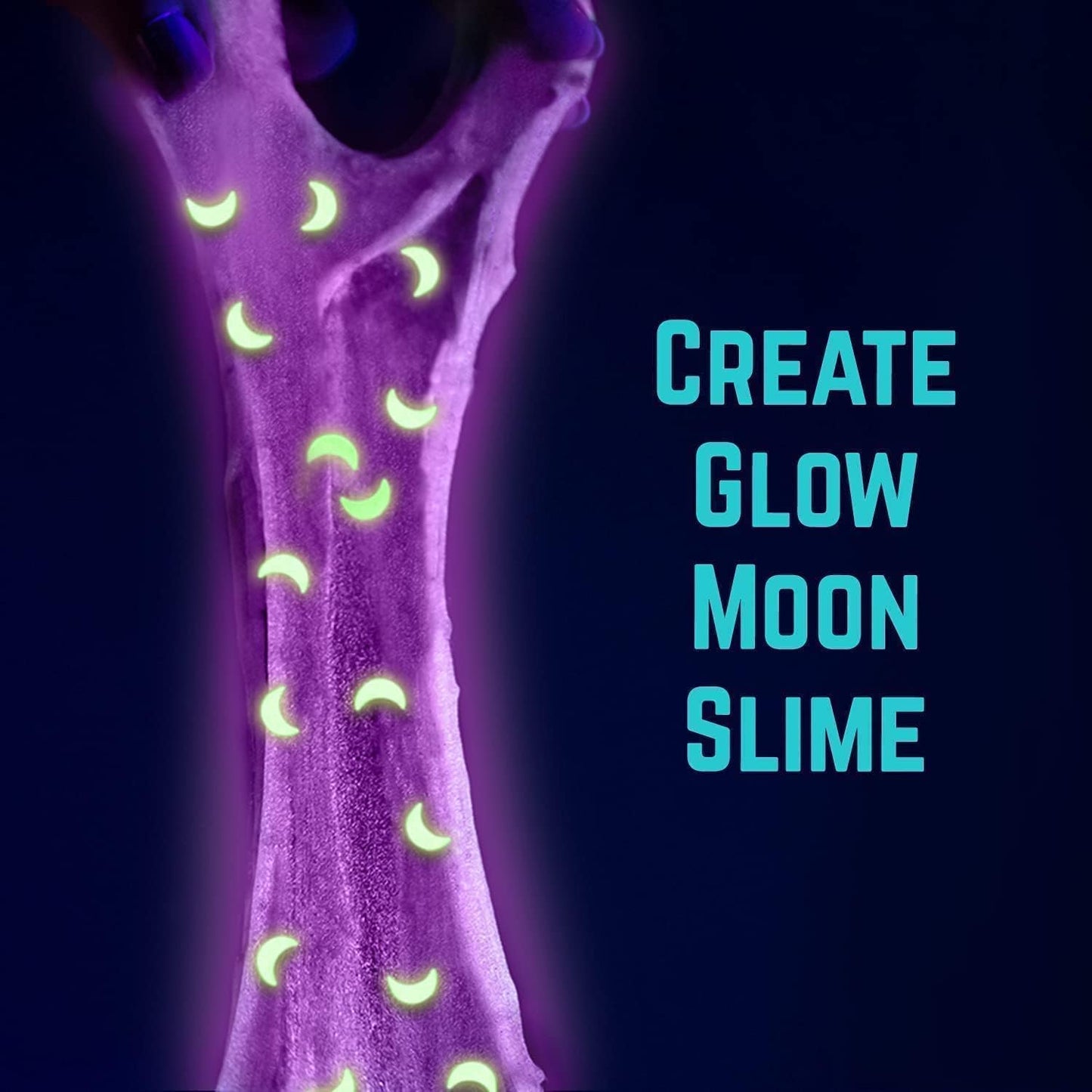 GirlZone Egg Surprise Galaxy Slime Kit – 39-Piece Glow-in-the-Dark DIY Slime Set for Girls 10–12