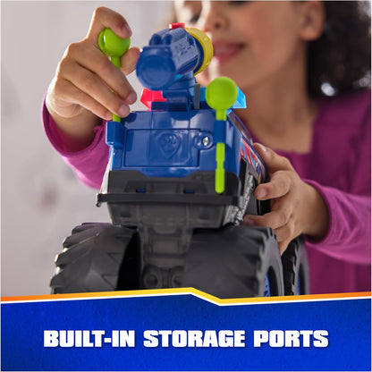 : Rescue Wheels Chase’S Power Haulin’ Cruiser, Toy Truck with Launcher, Motorized Winch, Lights & Sounds, Kids Toys for Boys & Girls Ages 3+