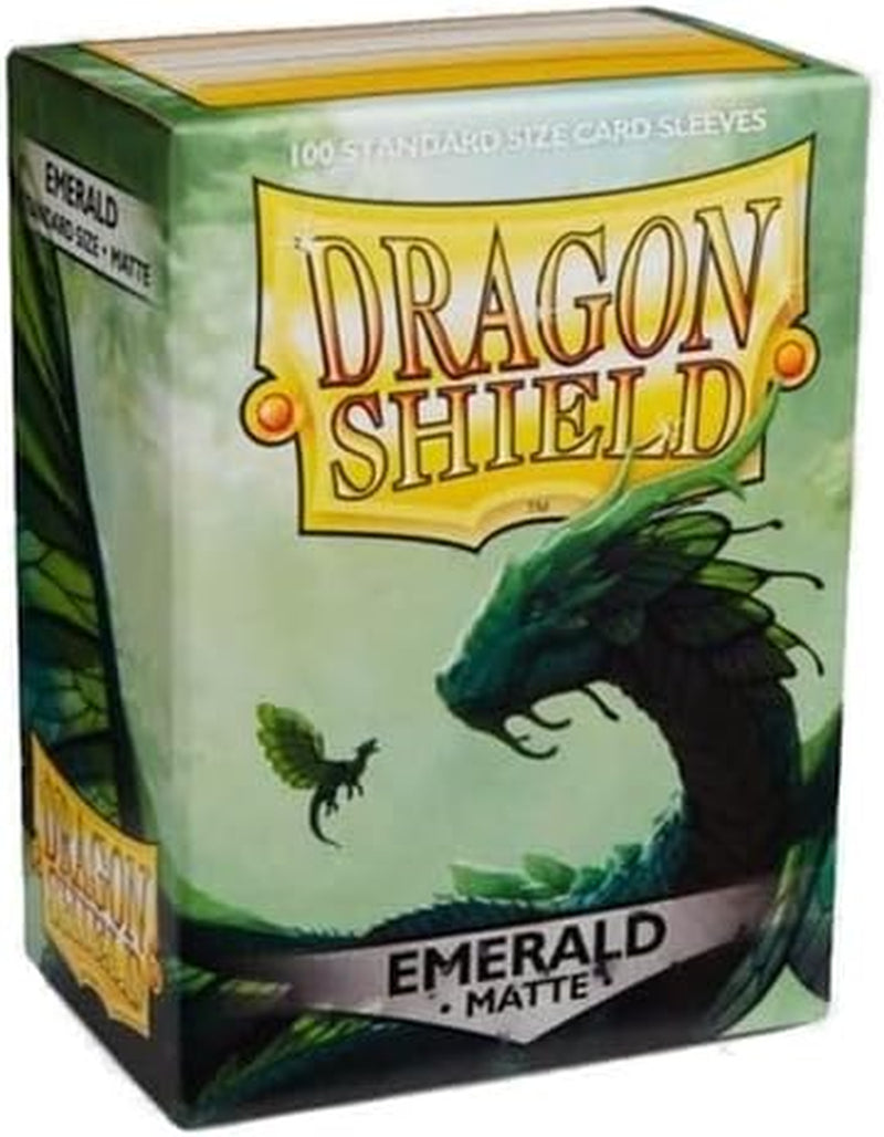 | Standard Size Card Matte Sleeves | 100 CT - Smooth & Tough Premium TCG Sleeves | Compatible with Pokemon, Flesh & Blood, One Piece & Magic the Gathering | Blood Red - Matte