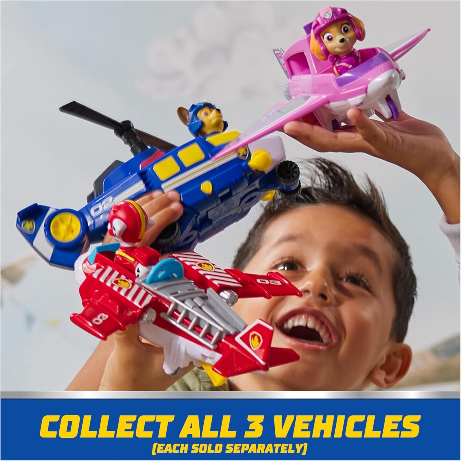 : Air Rescue Skye Action Figure & Hero Claw Jet Plane with Retractable Claw, Rescue Basket & Bunny, Kids Toys for Boys & Girls Ages 3+
