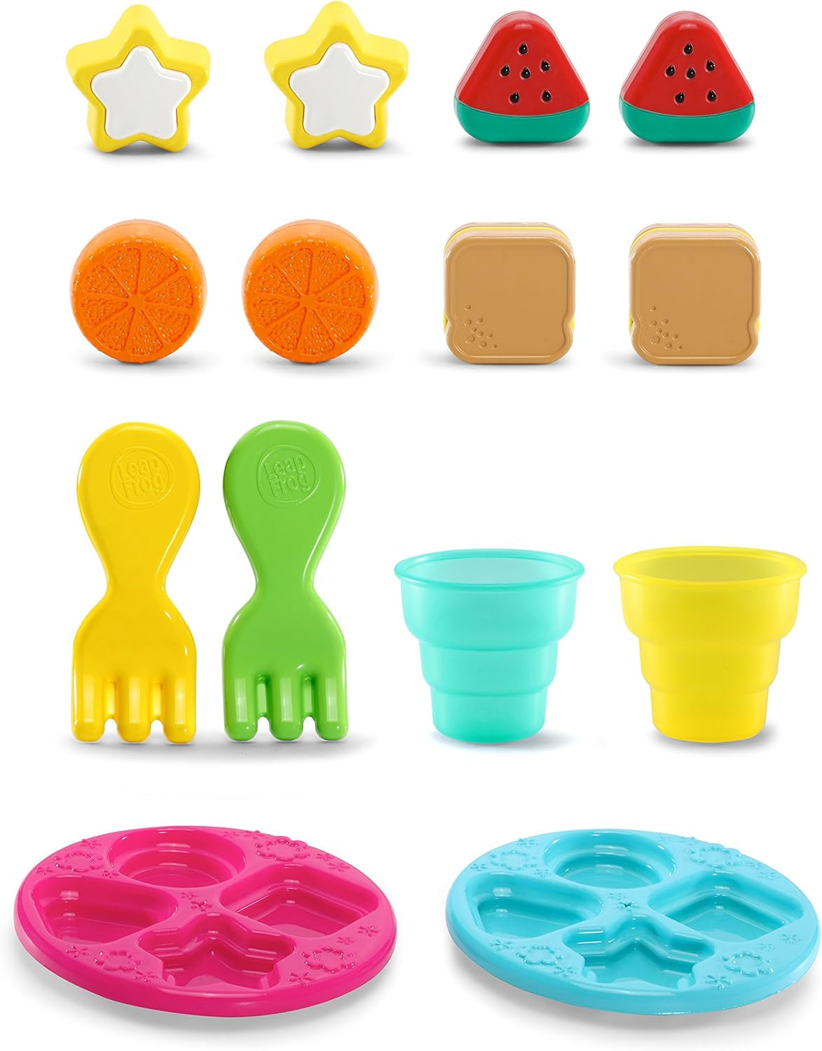 Shapes and Sharing Picnic Basket, Pink