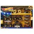 Bigfoot 50 Trophy Champions Diecast Car Set (5x Monster Trucks & 6 Hot Wheels)