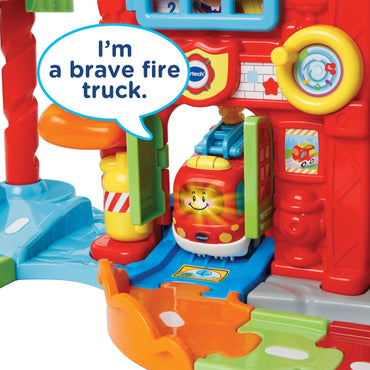 VTech Go! Go! Smart Wheels Save The Day Fire Station, Multicolor