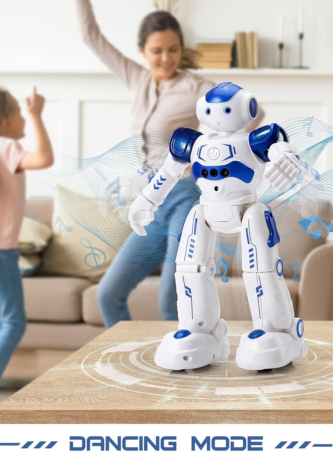 KingsDragon Smart RC Robot Toy – Programmable, Gesture & Remote Control Robot for Kids Ages 3–8 – Talking, Dancing, Interactive Gift for Boys & Girls